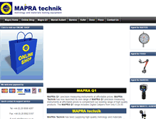 Tablet Screenshot of mapra.co.uk